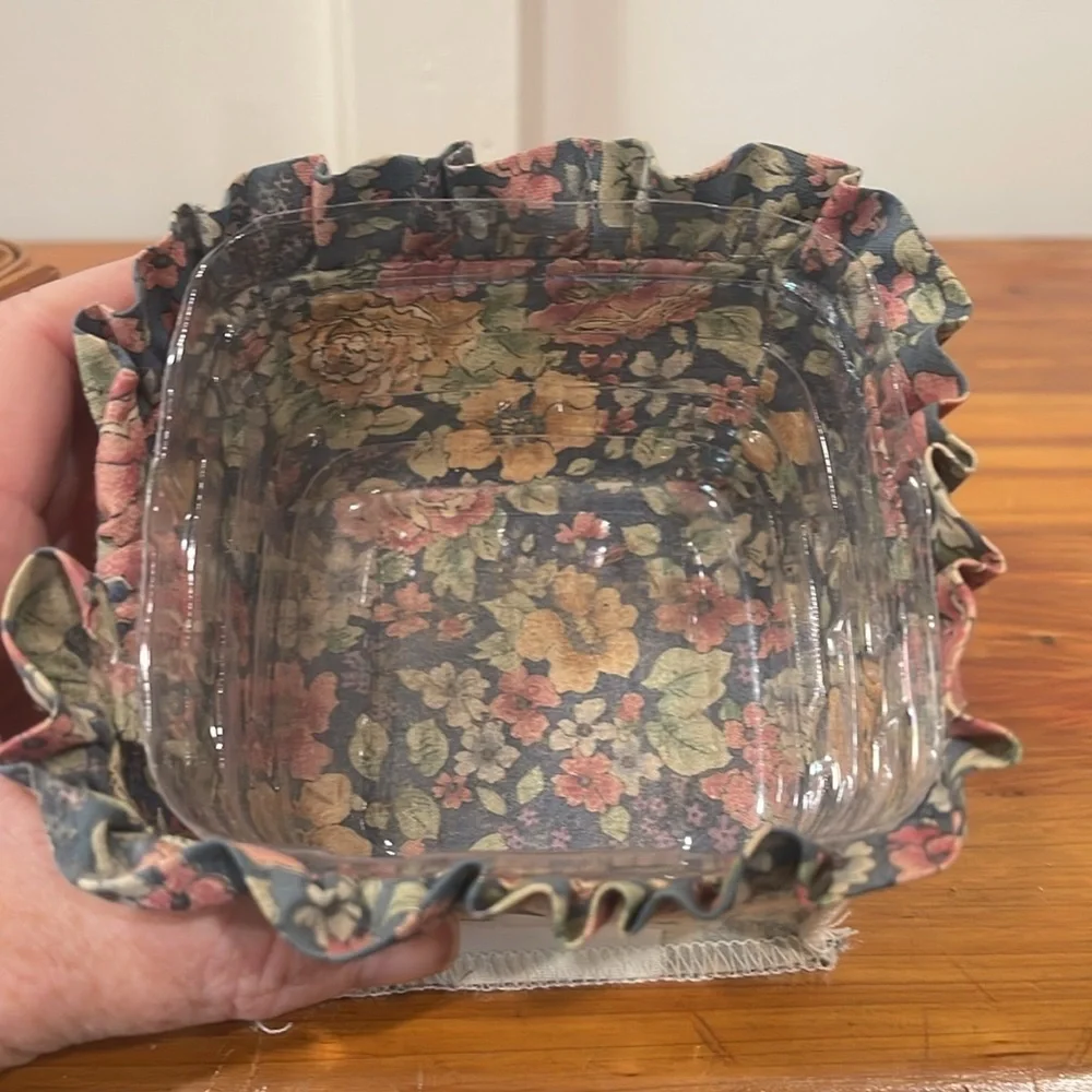 Vtg Longaberger 1991 Mother’s Day Touch Of Pink Potpourri Basket